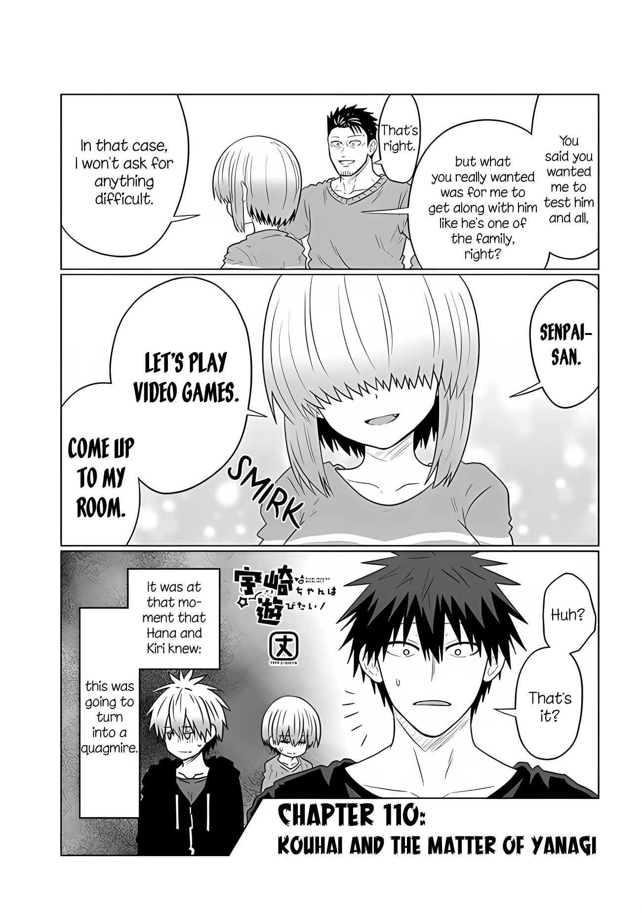 Uzaki-chan wa Asobitai! - Chapter 110: Kouhai And The Matter Of Yanagi -  Share Any Manga on MangaPark